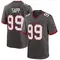 Men's Warren Sapp Tampa Bay Buccaneers Pewter Alternate Jersey - Game
