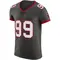 Men's Warren Sapp Tampa Bay Buccaneers Pewter Alternate Vapor Jersey - Elite