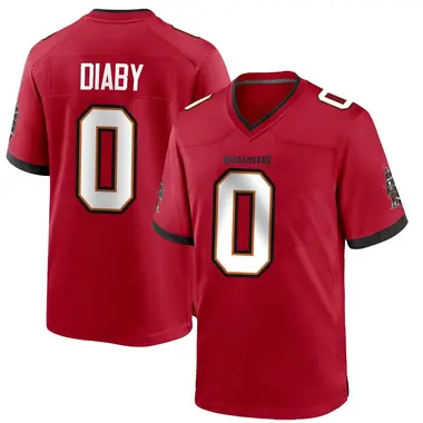 Men's Yaya Diaby Tampa Bay Buccaneers Team Color Jersey - Game Red