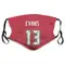 Mike Evans Name & Number Red Tampa Bay Buccaneers Face Mask