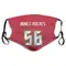 Rakeem Nunez-Roches Name & Number Red Tampa Bay Buccaneers Face Mask