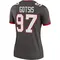 Women's Adam Gotsis Tampa Bay Buccaneers Pewter Alternate Jersey - Legend Plus Size