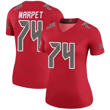 Women's Ali Marpet Tampa Bay Buccaneers Color Rush Jersey - Legend Red Plus Size