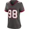 Women's Anthony Nelson Tampa Bay Buccaneers Pewter Alternate Jersey - Game