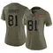 Women's Antonio Brown Tampa Bay Buccaneers 2022 Salute To Service Jersey - Limited Olive