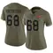 Women's Ben Bredeson Tampa Bay Buccaneers 2022 Salute To Service Jersey - Limited Olive