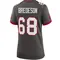 Women's Ben Bredeson Tampa Bay Buccaneers Pewter Alternate Jersey - Game