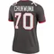 Women's Ben Chukwuma Tampa Bay Buccaneers Pewter Alternate Jersey - Legend Plus Size