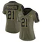 Women's Benjamin Morrison Tampa Bay Buccaneers 2021 Salute To Service Jersey - Limited Olive