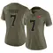 Women's Bucky Irving Tampa Bay Buccaneers 2022 Salute To Service Jersey - Limited Olive