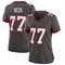 Women's Charlie Heck Tampa Bay Buccaneers Pewter Alternate Jersey - Game