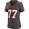 Women's Charlie Heck Tampa Bay Buccaneers Pewter Alternate Jersey - Game
