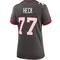 Women's Charlie Heck Tampa Bay Buccaneers Pewter Alternate Jersey - Game