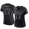 Women's Charlie Heck Tampa Bay Buccaneers Reflective Jersey - Limited Black