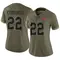 Women's Chase Edmonds Tampa Bay Buccaneers 2022 Salute To Service Jersey - Limited Olive