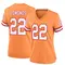Women's Chase Edmonds Tampa Bay Buccaneers Throwback Jersey - Game Orange
