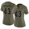 Women's Chris Braswell Tampa Bay Buccaneers 2022 Salute To Service Jersey - Limited Olive
