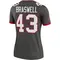 Women's Chris Braswell Tampa Bay Buccaneers Pewter Alternate Jersey - Legend Plus Size