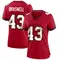 Women's Chris Braswell Tampa Bay Buccaneers Team Color Jersey - Game Red