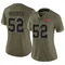 Women's C.J. Brewer Tampa Bay Buccaneers 2022 Salute To Service Jersey - Limited Olive
