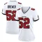 Women's C.J. Brewer Tampa Bay Buccaneers Jersey - Game White