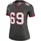 Women's Cody Mauch Tampa Bay Buccaneers Pewter Alternate Jersey - Legend Plus Size