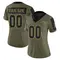 Women's Custom Tampa Bay Buccaneers 2021 Salute To Service Jersey - Limited Olive