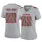 Women's Custom Tampa Bay Buccaneers Atmosphere Fashion Jersey - Game Gray