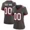 Women's Custom Tampa Bay Buccaneers Pewter Alternate Jersey - Game