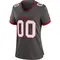 Women's Custom Tampa Bay Buccaneers Pewter Alternate Jersey - Game