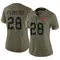 Women's Dallis Flowers Tampa Bay Buccaneers 2022 Salute To Service Jersey - Limited Olive