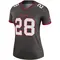 Women's Dallis Flowers Tampa Bay Buccaneers Pewter Alternate Jersey - Legend Plus Size