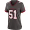 Women's David Walker Tampa Bay Buccaneers Pewter Alternate Jersey - Game