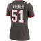 Women's David Walker Tampa Bay Buccaneers Pewter Alternate Jersey - Legend Plus Size
