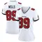 Women's David Wells Tampa Bay Buccaneers Jersey - Game White