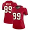 Women's David Wells Tampa Bay Buccaneers Jersey - Legend Red Plus Size
