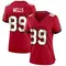 Women's David Wells Tampa Bay Buccaneers Team Color Jersey - Game Red