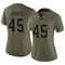 Women's Deion Jones Tampa Bay Buccaneers 2022 Salute To Service Jersey - Limited Olive