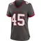 Women's Deion Jones Tampa Bay Buccaneers Pewter Alternate Jersey - Game