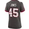 Women's Deion Jones Tampa Bay Buccaneers Pewter Alternate Jersey - Game