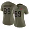 Women's Dennis Houston Tampa Bay Buccaneers 2022 Salute To Service Jersey - Limited Olive