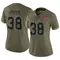 Women's Derrek Pitts Tampa Bay Buccaneers 2022 Salute To Service Jersey - Limited Olive