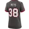 Women's Derrek Pitts Tampa Bay Buccaneers Pewter Alternate Jersey - Game