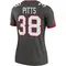Women's Derrek Pitts Tampa Bay Buccaneers Pewter Alternate Jersey - Legend Plus Size