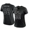 Women's Derrek Pitts Tampa Bay Buccaneers Reflective Jersey - Limited Black