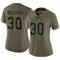 Women's D.J. Williams Tampa Bay Buccaneers 2022 Salute To Service Jersey - Limited Olive