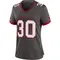 Women's D.J. Williams Tampa Bay Buccaneers Pewter Alternate Jersey - Game