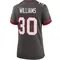 Women's D.J. Williams Tampa Bay Buccaneers Pewter Alternate Jersey - Game