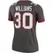 Women's D.J. Williams Tampa Bay Buccaneers Pewter Alternate Jersey - Legend Plus Size
