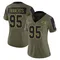 Women's Elijah Roberts Tampa Bay Buccaneers 2021 Salute To Service Jersey - Limited Olive